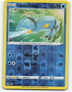 Clauncher 074/264 reverse holo, Pokemon Fusion Strike card NM - Image 1