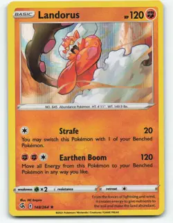 Landorus 148/264 holo, Pokemon Fusion Strike card NM - Image 1