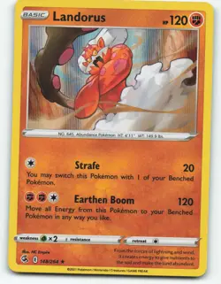 Landorus 148/264 holo, Pokemon Fusion Strike card NM - Image 1