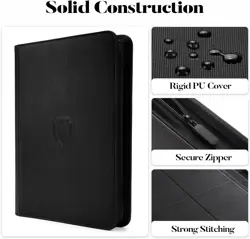Large Capacity Trading Card Storage Binder - Sturdy Protection for Collectibles - Image 4