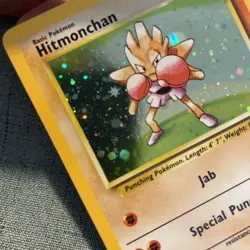 1999 Pokemon Card Base Set Hitmonchan 8/130 #78HOLO Never Played - Image 5