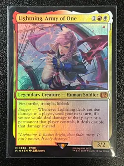Lightning, Army of One (Foil) - English - Final Fantasy MTG - Image 1