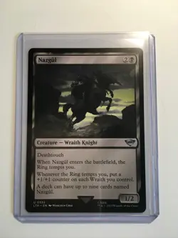 MTG Nazgul (0332) - regular LOTR Tales of Middle-Earth Magic Light Play English - Image 3