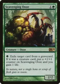 Scavenging Ooze - Foil Promo Duels of the Planeswalkers 2014 Promos LP MTG - Image 1
