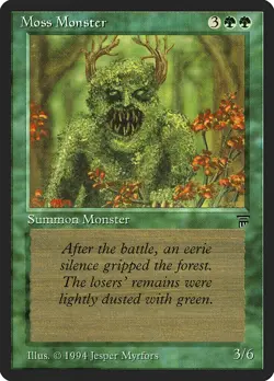 MTG - Moss Monster - Legends - X1 - (LP) - - Image 1