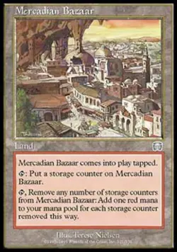 Mercadian Bazaar - Medium Play MTG Mercadian Masques - Image 1