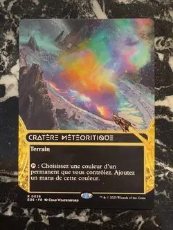 MTG EOS Borderless Stellar Sights 26 - Meteor Crater FR - NM French - Image 1