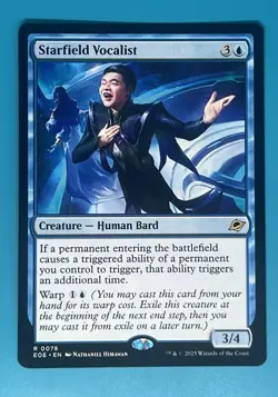 Mtg Starfield Vocalist Edge of Eternities Regular - Image 1