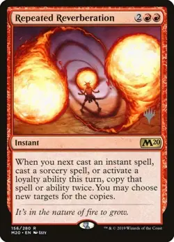 Magic The Gathering MTG REPEATED REVERBERATION Core Set 2020 Promos NM - Image 1
