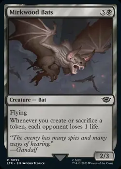 Magic The Gathering MTG MIRKWOOD BATS The Lord of the Rings NM Near Mint - Image 1