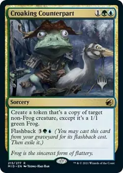Magic The Gathering MTG CROAKING COUNTERPART Innistrad: Midnight Hunt Promos NM - Image 1