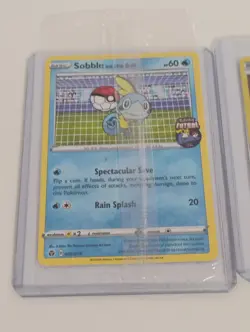 Pokemon Sealed Clefairy & Sobble On The Ball UK Stamped Promo Cards - Image 3