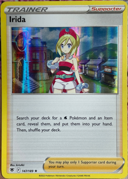 Irida Holo Rare - 147/189 - Astral Radiance Pokemon 2022 - Image 1