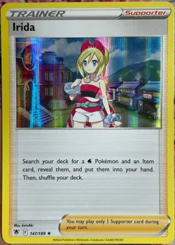 Irida Holo Rare - 147/189 - Astral Radiance Pokemon 2022 - Image 1