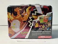 Pokemon Collectors Chest Tin Fall 2020 Edition Pickachu and Charizard VMAX - Image 1
