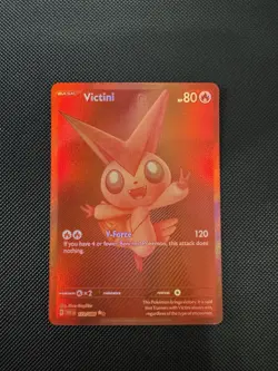 Pokemon Victini English Black Bolt White Flare 172/086 BWR - Image 1