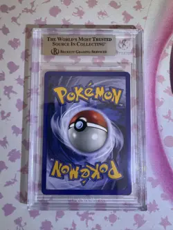 2002 Pokemon Legendary Collection Reverse Holo Rhydon #35 Beckett (BGS) 9 MINT - Image 2