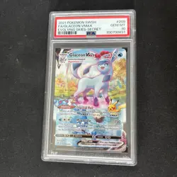 2021 Pokemon Evolving Skies Glaceon VMAX 209/203 FA Alternative Artwork PSA 10 - Image 1