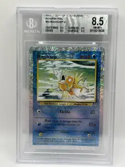 2002 POKEMON LEGENDARY COLLECTION #52 MAGIKARP-REVERSE FOIL BGS 8.5 NM-MT+ - Image 1