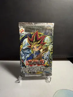 2002 Vintage YuGiOh Original Metal Raiders Booster Pack unweighed! First Print - Image 1