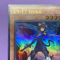 Yugioh Justice Hunters - K9-17 IZUNA - JUSH-EN031 Ultra Rare 1 Edition NM - Image 5