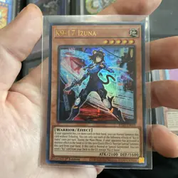 Yugioh Justice Hunters - K9-17 IZUNA - JUSH-EN031 Ultra Rare 1 Edition NM - Image 5