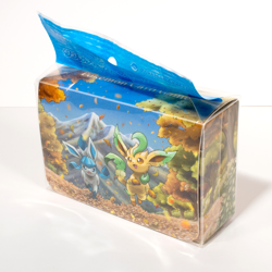 Pokemon Center Japan Glaceon & Leafeon Double Deck Box Case & Card Sleeves Set - Image 3