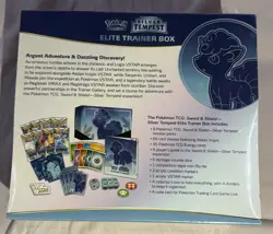 Pokemon TCG Sword & Shield Silver Tempest ETB Elite Trainer Box - Factory Sealed - Image 2