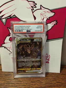 Pokemon Giratina VSTAR Crown Zenith Secret Rare Full Art GG69/70 PSA 10 Gem Mint - Image 1