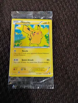 Pokemon TCG: XY Pikachu 42/146 Holo SEALED MOVIE PROMO (2014) - Image 1