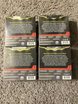 Pokemon Scarlet And Violet Paldean Fates Booster Bundle Lot Of 4 SEALED - Image 2