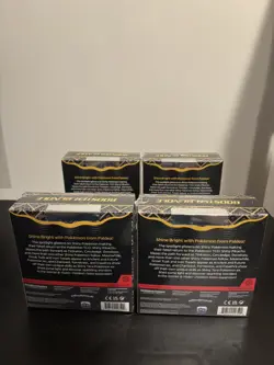 Pokemon Scarlet And Violet Paldean Fates Booster Bundle Lot Of 4 SEALED - Image 5