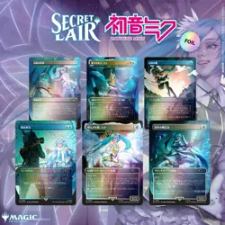 MTG SECRET LAIR BUNDLE: HATSUNE MIKUE WINTER DIVA | FOIL & NON-FOIL JAPANESE - Image 2