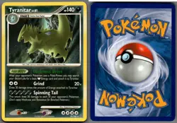 2008 Pokemon, D&P Stormfront, #30/100 Tyranitar Lv. 61, Rare - Image 1