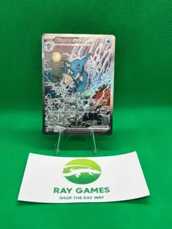 Pokemon TCG Kingdra ex 131 Shrouded Fable Holo Full Art Black Star Promo LP - Image 1
