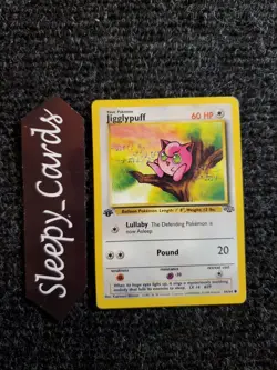 Pokemon TCG Jigglypuff Jungle 54/64 Regular 1st Edition Common NM - Image 1
