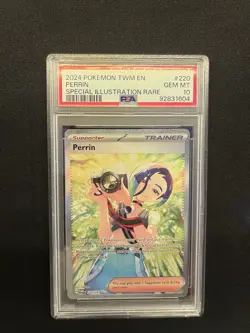 Pokemon Perrin 220/167 Twilight Masquerade PSA 10 GEM MINT - Image 1