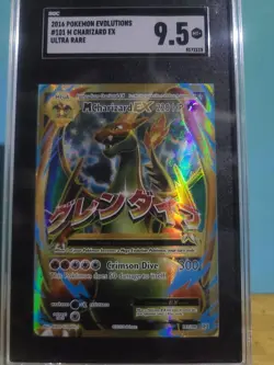 M Charizard EX #101/108 2016 Pokemon XY Evolutions SGC 9.5🔥🔥🔥 - Image 1