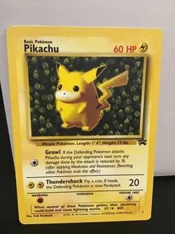 Pikachu 1 WoTC Pokemon Black Star Promo - Image 1