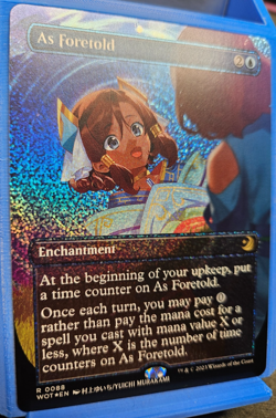 MTG - As Foretold - Wilds Of Eldraine R 0088 Anime Borderless Confetti Foil - NM - Image 2