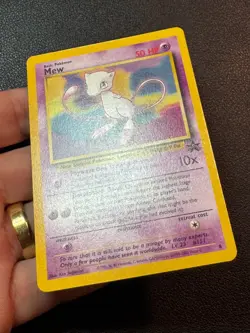 Mew #8 Non Holo 1999-2000 Pokemon Card Black Star Promo Movie, LP-NM - Image 2