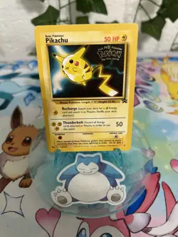 Pikachu The First Move Black Star Promo Pokemon Card MP- - Image 1