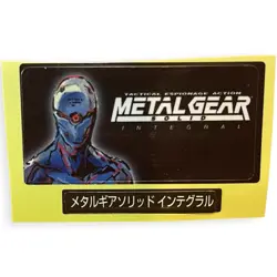 Sony PlayStation 1 PS1 Metal Gear Solid 1 Konami Official Memory Card Sticker - Image 1