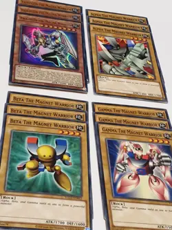 3x Magnet Warriors Playset - Valkyrion Alpha Beta Gamma YGLD-ENB01/11/12/13 Ygo - Image 2