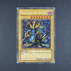 Dreihorniger Drache - 1. Auflage - Secret Rare - YuGiOh! Karte TCG LOB-G000 /N68 - Image 2