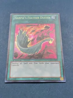 Yugioh Harpie's Feather Duster LCJW-EN099 1st Edition Secret Rare - NM Near Mint - Image 2