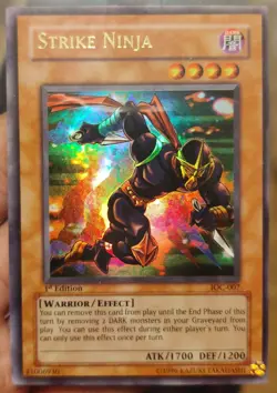 IOC-023 - 1st Edition - Strike Ninja - Ultra Rare - Vintage Yu-Gi-Oh! Holo EX-NM - Image 1
