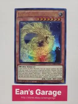 YuGiOh Tenyi Spirit - Ashuna 1st Edition GFP2-EN088 Ultra Rare foil - MN - Image 1