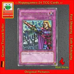 Koniglicher Befehl - 1. Auflage - Ultra Rare - YuGiOh! Karte TCG LON-G080 /N34 - Image 1