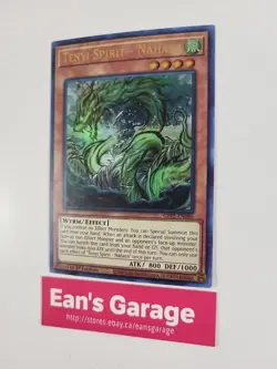 YuGiOh Tenyi Spirit - Nahata 1st Edition GFP2-EN086 Ultra Rare foil - MN - Image 3